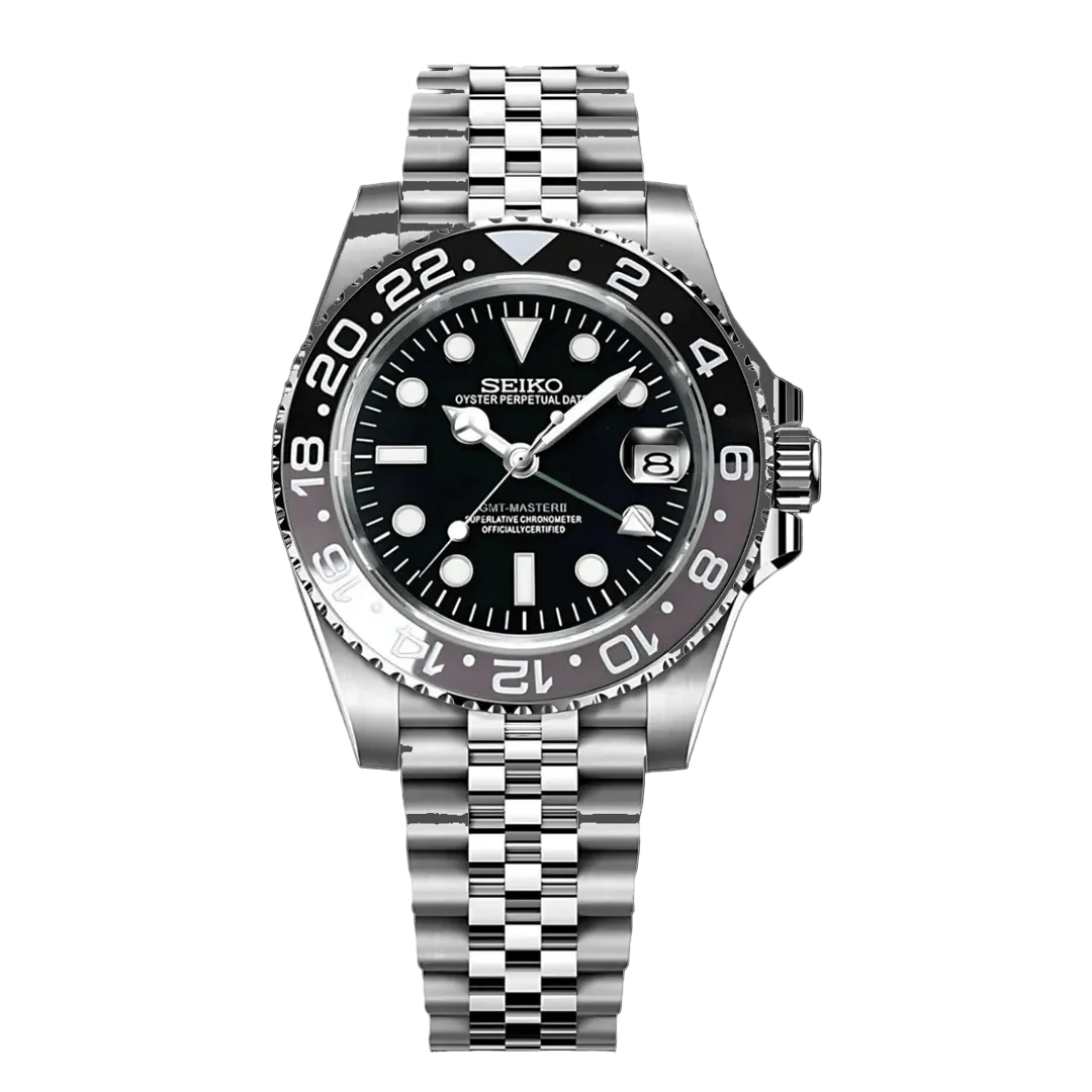 SEIKO MOD GMT MASTER II BRUCE WAYNE