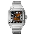 SEIKO MOD SANTOS DIAL MARRON