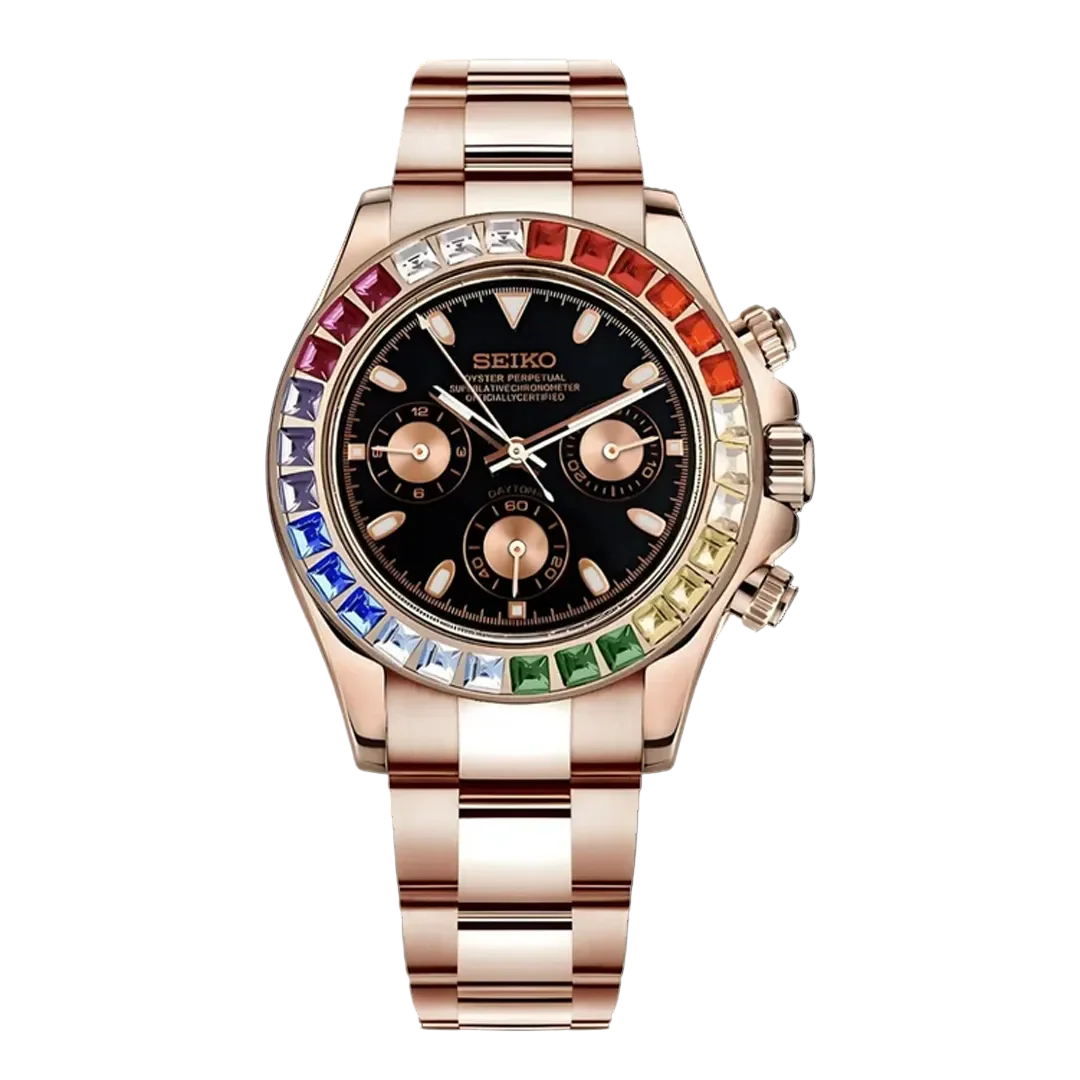 SEIKO MOD DAYTONA RAINBOW