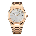 SEIKO MOD ROYAL OAK ORO ROSA DIAL BLANCO