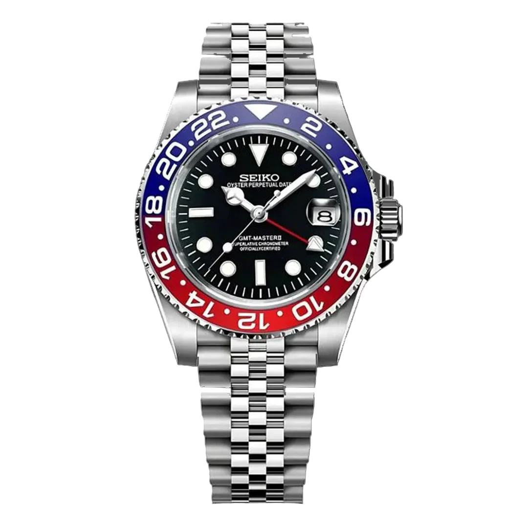 SEIKO MOD GMT MASTER II PEPSI