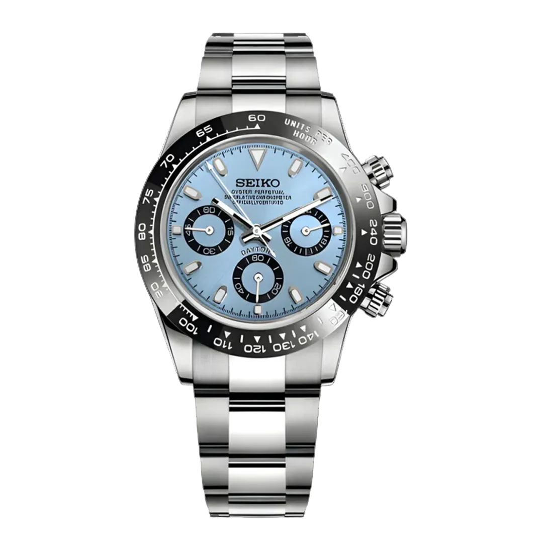 SEIKO MOD DAYTONA SKY BLUE