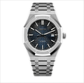SEIKO MOD ROYAL OAK DIAL AZUL