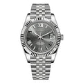 SEIKO MOD DATEJUST DIAL GRIS ROMAN
