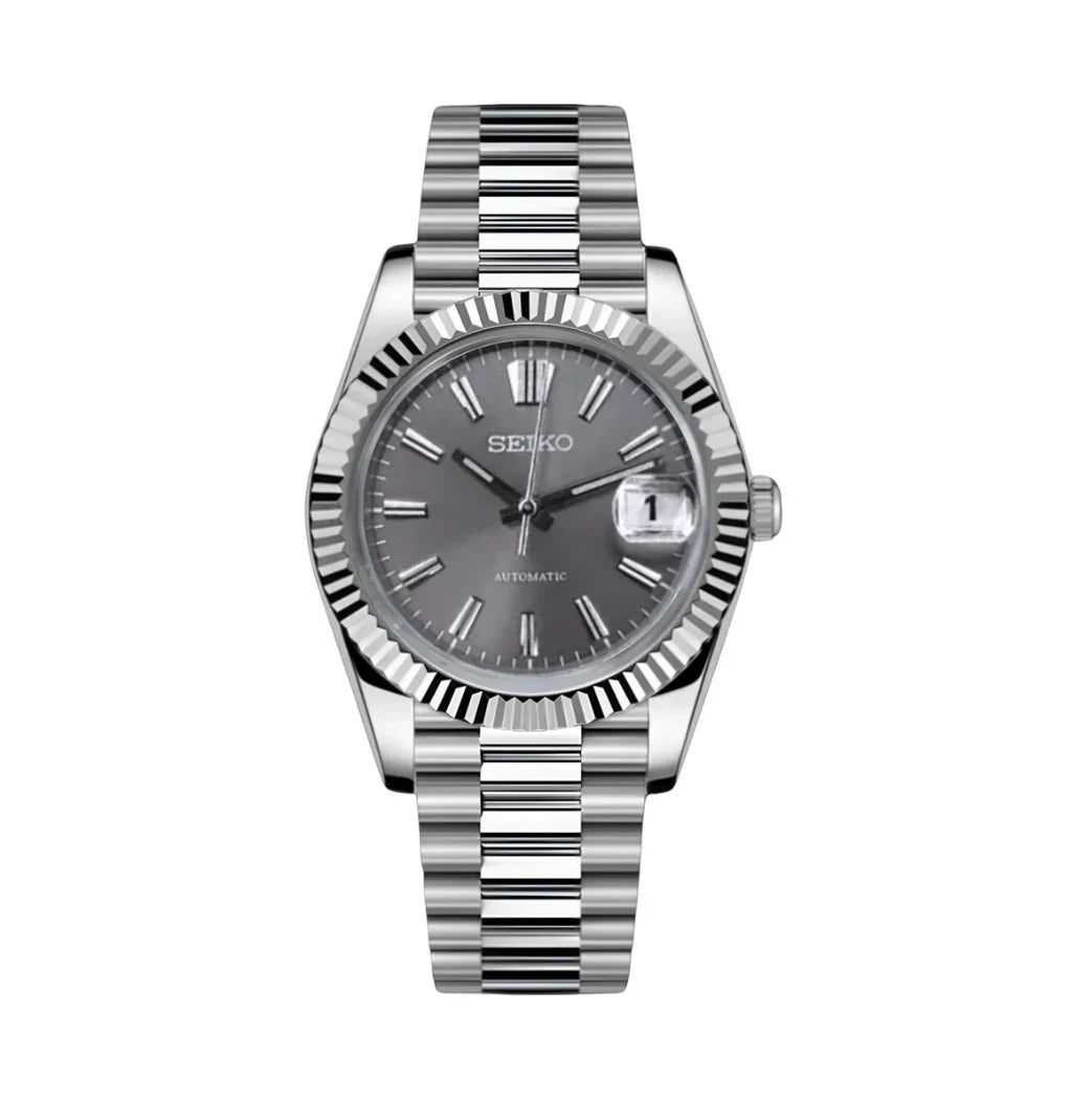 SEIKO MOD DATEJUST DIAL GRIS