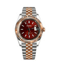 SEIKO MOD DATEJUST CHOCOLATE DOS TONOS