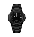SEIKO MOD NAUTILUS FULL BLACK ARABIC