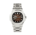 SEIKO MOD NAUTILUS CHOCOLATE SILVER