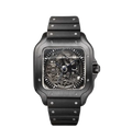 SEIKO MOD SANTOS NEGRO SKELETON
