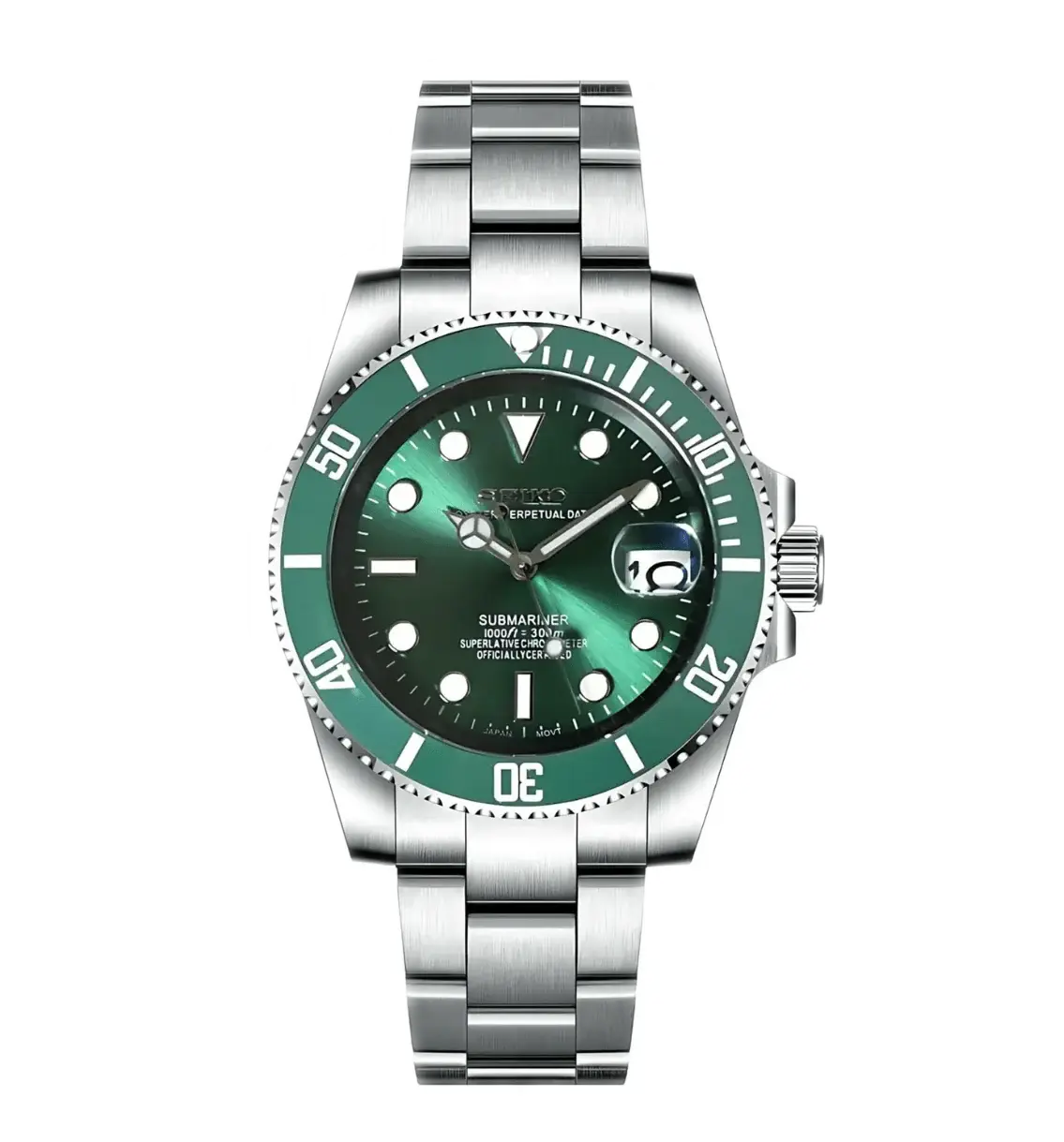 SEIKO MOD SUBMARINER HULK